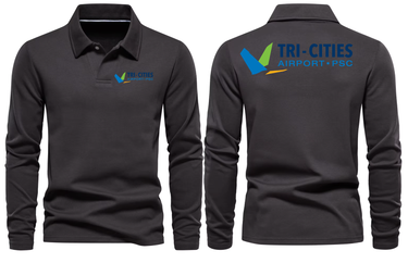 PSC AIRPORT LONG SLEEVE POLO